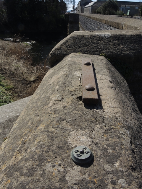 Environment Agency on Bridge parapet